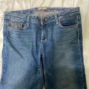 Vintage Paige jeans size 32 light wash good condition light wear